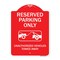 Signmission Resident Parking Unauthorized Vehicles Towed Away Heavy-Gauge Aluminum Sign, 24" x 18", RW-1824-9897 A-DES-RW-1824-9897 - alternate 1